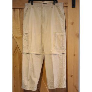Rue 21  Pants Mens 36x29 Cargo Convertible Zip Off Outdoor Hiking 90's Pockets